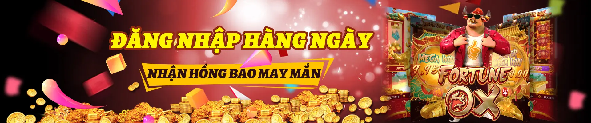 Đăng nhập mỗi ngày nhận hồng bao may mắn